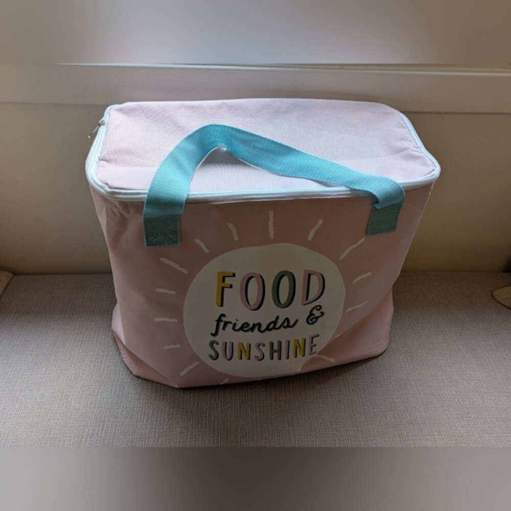 Brand New Insulated Cooler Bag with Blue Handles